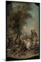 The Lion Hunt, 1735-Jean Francois de Troy-Mounted Giclee Print