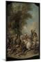 The Lion Hunt, 1735-Jean Francois de Troy-Mounted Giclee Print