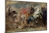 The Lion Hunt, C1621-Peter Paul Rubens-Mounted Giclee Print