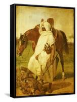 The Lion Hunter, 1833-Emile Jean Horace Vernet-Framed Stretched Canvas
