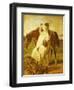 The Lion Hunter, 1833-Emile Jean Horace Vernet-Framed Giclee Print