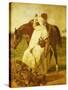 The Lion Hunter, 1833-Horace Vernet-Stretched Canvas