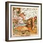 The Lion in Love, Illustration from 'Baby's Own Aesop', Engraved and Printed by Edmund Evans,…-Walter Crane-Framed Giclee Print