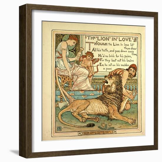 The Lion in Love-null-Framed Giclee Print