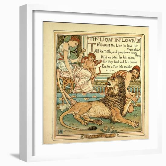 The Lion in Love-null-Framed Giclee Print