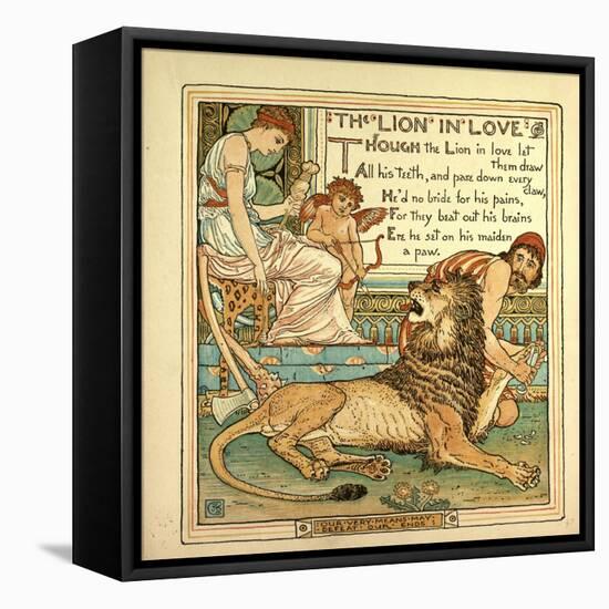 The Lion in Love-null-Framed Stretched Canvas