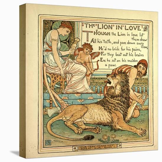The Lion in Love-null-Stretched Canvas