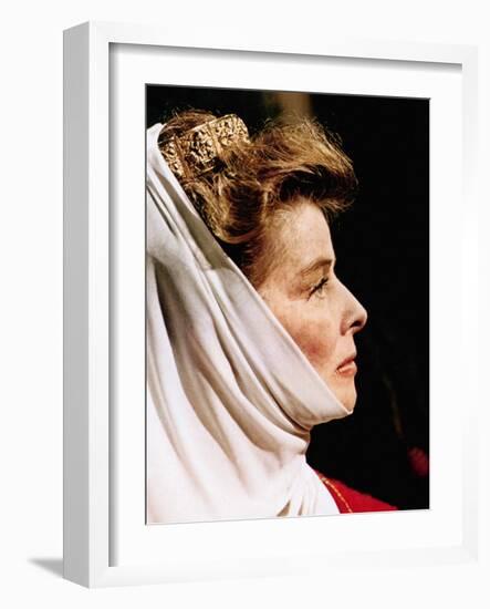 The Lion In Winter, Katharine Hepburn As Eleanor Of Aquitaine, 1968-null-Framed Photo