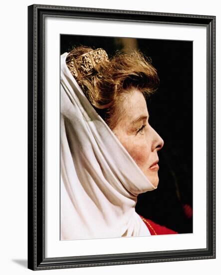 The Lion In Winter, Katharine Hepburn As Eleanor Of Aquitaine, 1968-null-Framed Photo