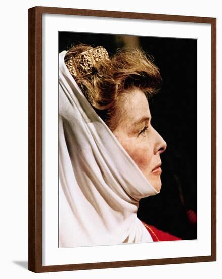 The Lion In Winter, Katharine Hepburn As Eleanor Of Aquitaine, 1968-null-Framed Photo