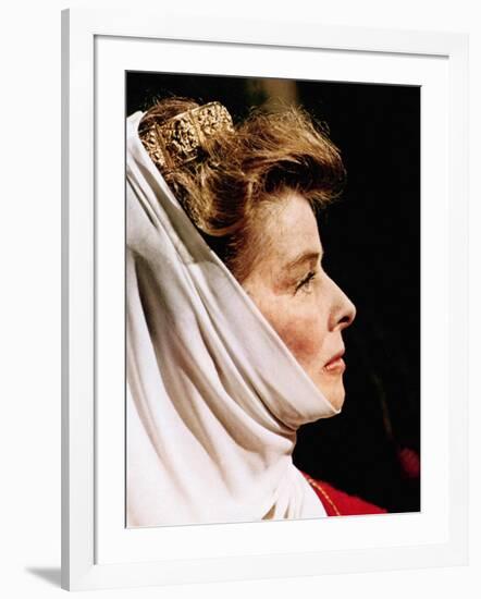 The Lion In Winter, Katharine Hepburn As Eleanor Of Aquitaine, 1968-null-Framed Photo