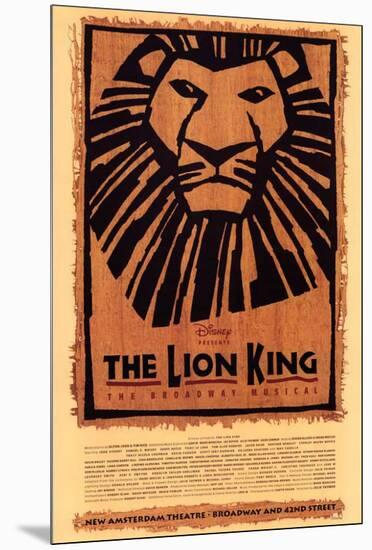 The Lion King (Broadway)-null-Mounted Poster