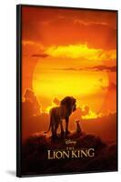 The Lion King - Mufasa and Simba-null-Framed Standard Poster