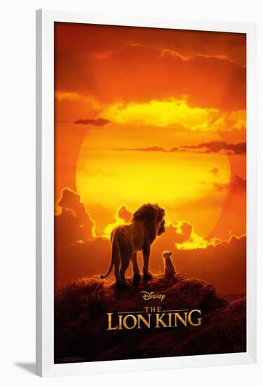 The Lion King - Mufasa and Simba-null-Framed Standard Poster