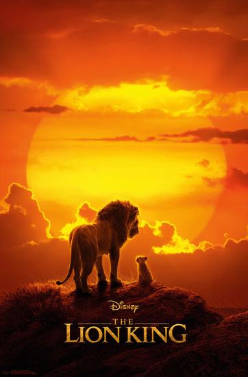 THE LION KING - MUFASA AND SIMBA-null-Lamina Framed Poster