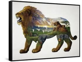 The Lion King-John Van Straalen-Framed Stretched Canvas