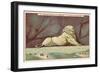 The Lion of Belfort, France-null-Framed Giclee Print