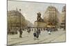 The Lion of Belfort-Galien-Laloue Eugene-Mounted Giclee Print