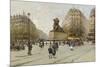 The Lion of Belfort-Galien-Laloue Eugene-Mounted Giclee Print