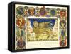 The Lion of St Mark and Coats of Arms of Venetian Noble Families-null-Framed Stretched Canvas