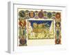 The Lion of St Mark and Coats of Arms of Venetian Noble Families-null-Framed Giclee Print