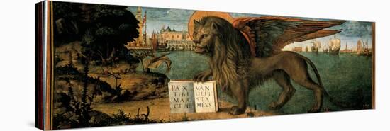 The Lion of St Mark-Vittore Carpaccio-Stretched Canvas