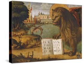 The Lion of St Mark-Vittore Carpaccio-Stretched Canvas