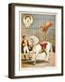 The Lion On Horseback'. a Lion Tamer, Horse and Lion, in a Circus Act-null-Framed Giclee Print