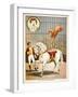 The Lion On Horseback'. a Lion Tamer, Horse and Lion, in a Circus Act-null-Framed Giclee Print