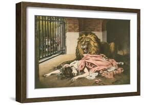 The Lion's Bride-Gabriel Max-Framed Giclee Print