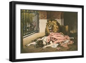 The Lion's Bride-Gabriel Max-Framed Giclee Print