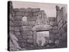 The Lion's Gate, Main Entrance to Mycenae-Heinrich Schliemann-Stretched Canvas