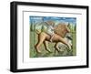 The Lion, the Lamb and the Angel, 2007-PJ Crook-Framed Art Print