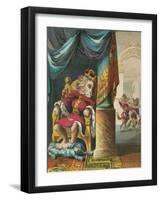 The Lion Who Was King-null-Framed Art Print