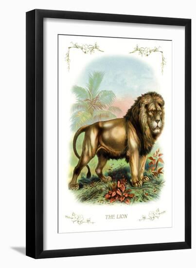 The Lion-null-Framed Art Print