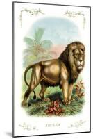 The Lion-null-Mounted Art Print