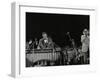 The Lionel Hampton Orchestra on Stage at Knebworth, Hertfordshire, July 1982-Denis Williams-Framed Photographic Print