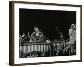 The Lionel Hampton Orchestra on Stage at Knebworth, Hertfordshire, July 1982-Denis Williams-Framed Photographic Print