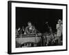 The Lionel Hampton Orchestra on Stage at Knebworth, Hertfordshire, July 1982-Denis Williams-Framed Photographic Print