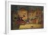 The Lioness Attacking the Exeter Mail-James Pollard-Framed Giclee Print