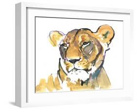 The Lioness-Mark Adlington-Framed Giclee Print