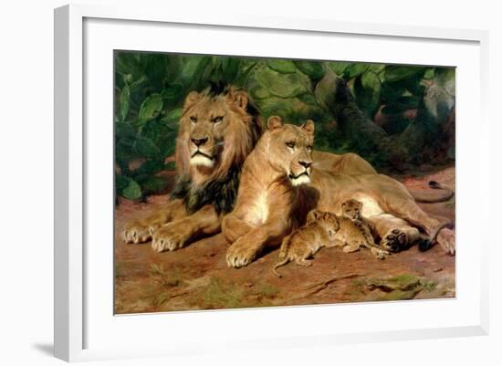 The Lions at Home, 1881-Rosa Bonheur-Framed Giclee Print