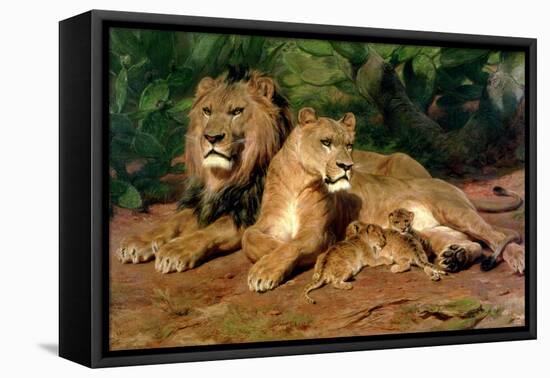 The Lions at Home, 1881-Rosa Bonheur-Framed Stretched Canvas