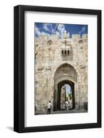 The Lions Gate in the Old City, UNESCO World Heritage Site, Jerusalem, Israel, Middle East-Yadid Levy-Framed Photographic Print