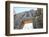 The Lions' Gate in the ruins of the ancient city of Mycenae, UNESCO World Heritage Site, Peloponnes-David Pickford-Framed Photographic Print