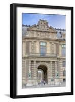 The Lions Gate Of The Louvre-Cora Niele-Framed Giclee Print