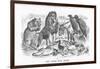 The Lions Just Share, 1882-Joseph Swain-Framed Giclee Print