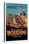 The Literary Digest: Houdini Buried Alive-null-Stretched Canvas