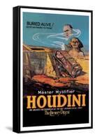 The Literary Digest: Houdini Buried Alive-null-Framed Stretched Canvas