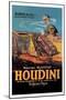 The Literary Digest: Houdini Buried Alive-null-Mounted Art Print
